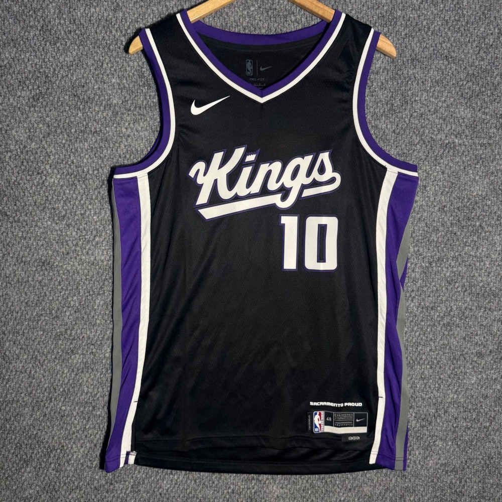 Nike Sacramento Kings Domantas Sabonis Icon Edition Jersey Mens Large Brand New